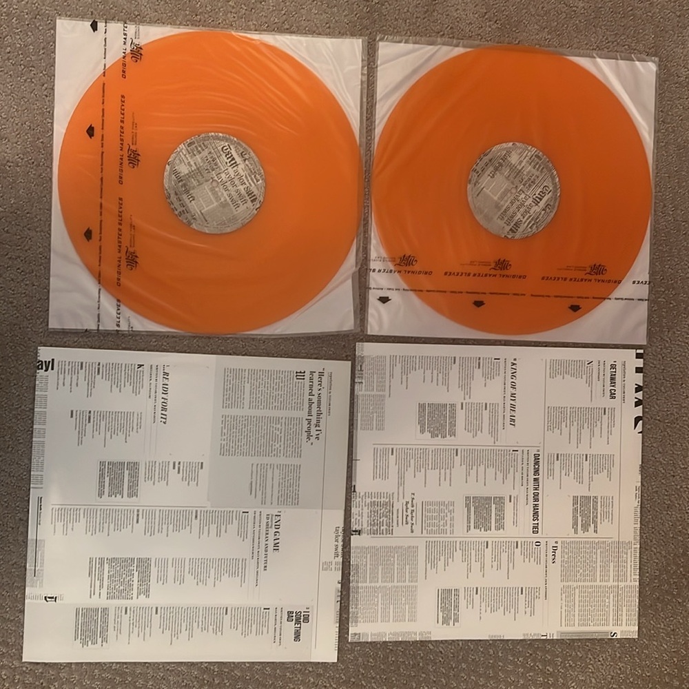 Orange FYE Reputation Vinyl Record - Picture 8 of 8